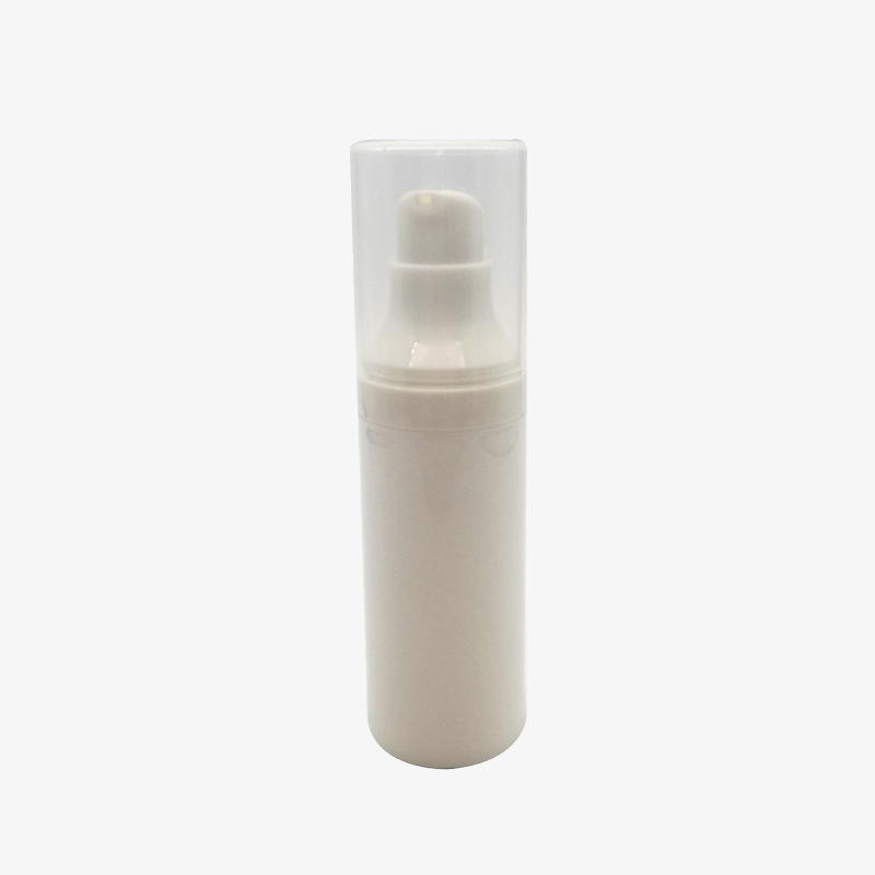 30ml White Plastic Airless Bottle